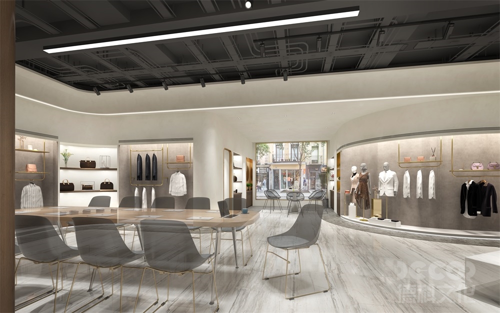 服裝展覽館設(shè)計中提供獨(dú)特的展示和展示效果