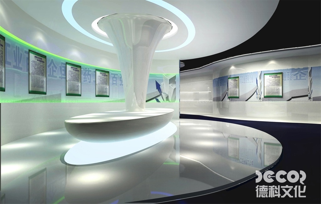 在生物科技展廳設(shè)計中，如何有效地展示生物科技的復雜概念？