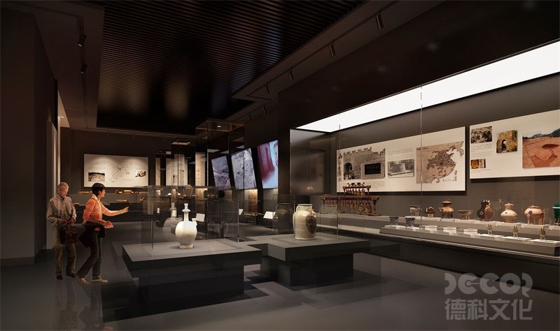 在博物館設(shè)計(jì)中，如何確保展品的可見(jiàn)性？